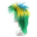 Flag-004~Brazil Mullet Wig